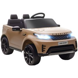 CALNOR Land Rover Kids Electric Car Plastic Remote 4 Wheel Suspension - Brown