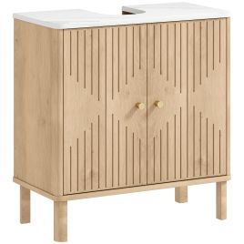 HALVIK Under Sink Bathroom Cabinet Wooden - Oak