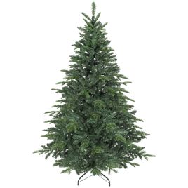 MALVEN 6ft Artificial Christmas Tree Plastic with Realistic Branches - Green