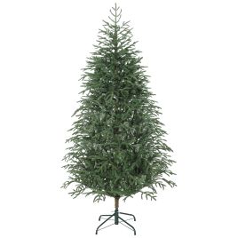 LUMRIC 6ft Full Spruce Christmas Tree Plastic Realistic Tips - Green