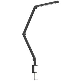 ULVAN LED Desk Lamp Aluminium Adjustable Clamp Style Task Light - Black