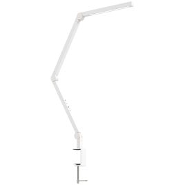 ULVAN LED Desk Lamp Aluminium Adjustable Clamp Style Task Light - White