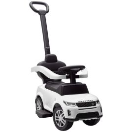 VARNIX Baby Push Car Land Rover Discovery with Push Handle - White