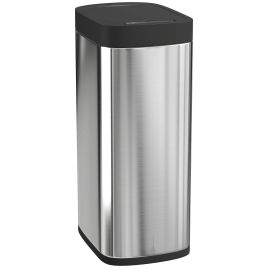 DURSLEY 50L Sensor Rubbish Bin Battery Operated with Inner Bucket Free - Silver