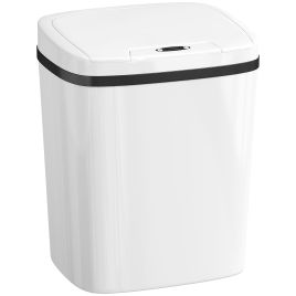 BRENTHOR 15L Touchless Sensor Kitchen Bin - White