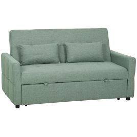 SOUTHLEY 2 Seater Sofa Bed Three Way Convertible - Green