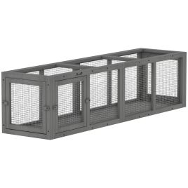 Grey Metal Cat Tunnel - 38cm