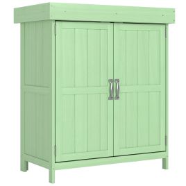 BELIX Wooden Wooden Garden Shed - Green