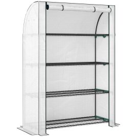 CARAUX PE Mini Greenhouse - White