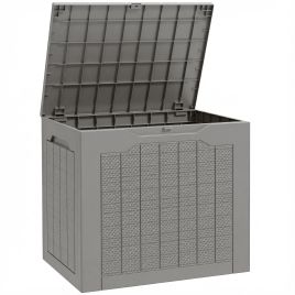 SERIVO Plastic Plastic Garden Storage Box - Khaki