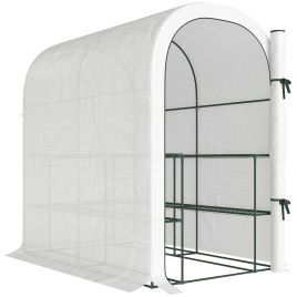 RIVARI PE Walk-In Greenhouse - White