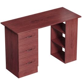 VELON Wooden Computer Desk - Walnut