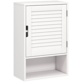 LUXEOS Wooden Wall Mounted Bathroom Cabinet - White