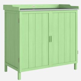 IVREX Wooden Garden Potting Bench - Green