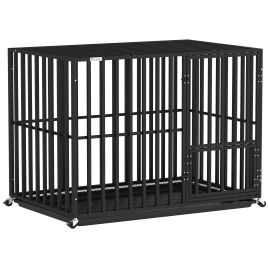 Harheir Black Steel Pet Cage - 69cm