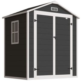 Belmere Black Aluminium Storage Shed - 183cm