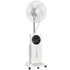 Ivedene White Metal Pedestal Fan - 33cm