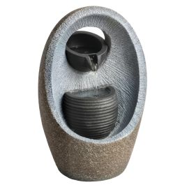 Cavex Grey Resin Water Fountain - 17.5cm