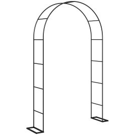 Corena Black Metal Arch - 145cm
