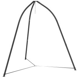 Velis Black Steel Hammock Chair Stand with Chain 150kg - 230cm