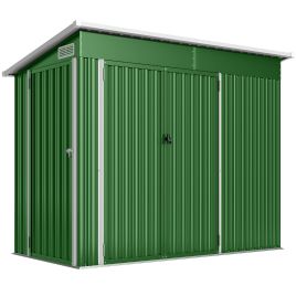 Dorcarr Green Steel Storage Shed - 234cm