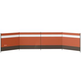 Brovale Orange Steel Camping Wind Wall