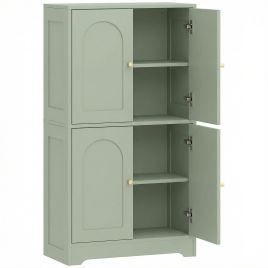 Valcarr Green Particle Board Kitchen Storage Cabinet - 60cm