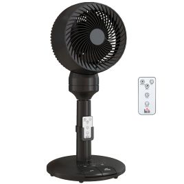 Marmoor Black Steel Pedestal Fan - 28cm