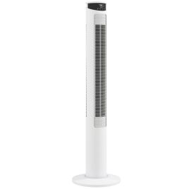 Glyheir White Abs Tower Fan with WiFi Control - 31.5cm