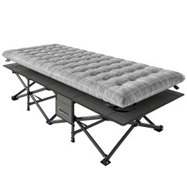 Wexwood Grey Metal Camping Cot Seat Cushion - 80cm