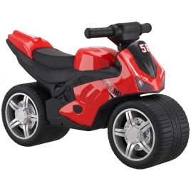 WIGTON Toddler Balance Bike with Music and Extra Wide Wheels - Red