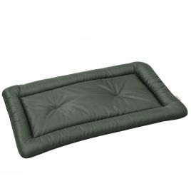 ANSLEY 90 x 60 x 5 cm Waterproof Foldable Dog Bed with Non Slip Base and Washable Cover - Army Green and Black