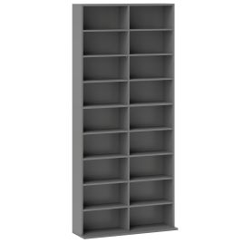 SPALDING 640 CD Media Storage Tower for Music Collections - Grey