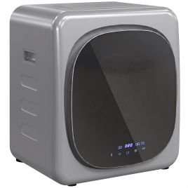 BRAINTREE 2.5 kg 800W Compact Vented Tumble Dryer with Smart Mode and Stainless Steel Drum - Silver Tone