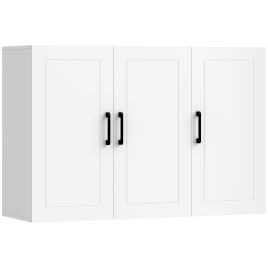 DEAL Wall Mounted Over Toilet Bathroom Cabinet with Adjustable Shelves - White