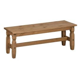 Corona Solid Pine Dining Bench 4FT  