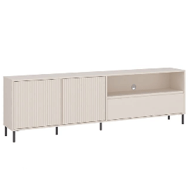 AURELITH 2 Doors TV Unit with 1 Drawer - Beige