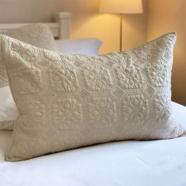 Boehm Neutral Beige Cushion Cover