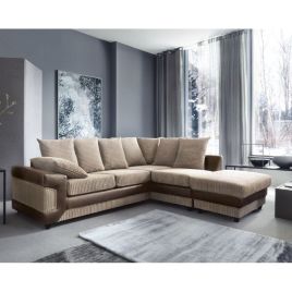 Dyno Corner Sofa - Brown-Right Facing