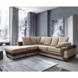 Dyno Corner Sofa - Brown-Left Facing