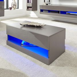 Galicia Coffee Table With Led Grey