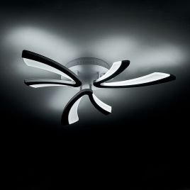 3 Shades V Shaped LED Ceiling Light Fixture Dimmable