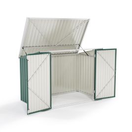 Garden Heavy Duty Steel Bicycle Storage Shed, Green