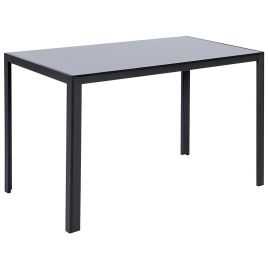 Rectangular Tempered Glass Dining Table