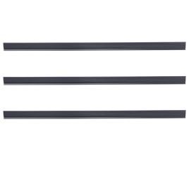 3 Pcs Garden Fence PVC Privacy Screen Panel Slat Strips Fixing Clip 1 M