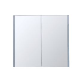 65cm W Bathroom Double Doors LED Mirror Cabinet