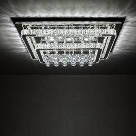 Rectangular Crystal LED Ceiling Light