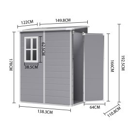 Outdoor Plastic Storage Shed