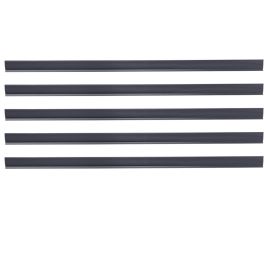 5 Pcs Garden Fence PVC Privacy Screen Panel Slat Strips Fixing Clip 1 M