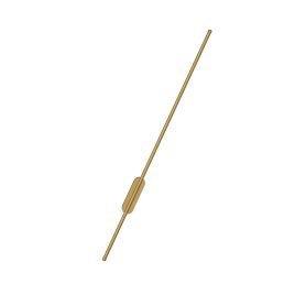 Modern Gold Aluminum Linear LED Wall Lighting Fixture 100cm
